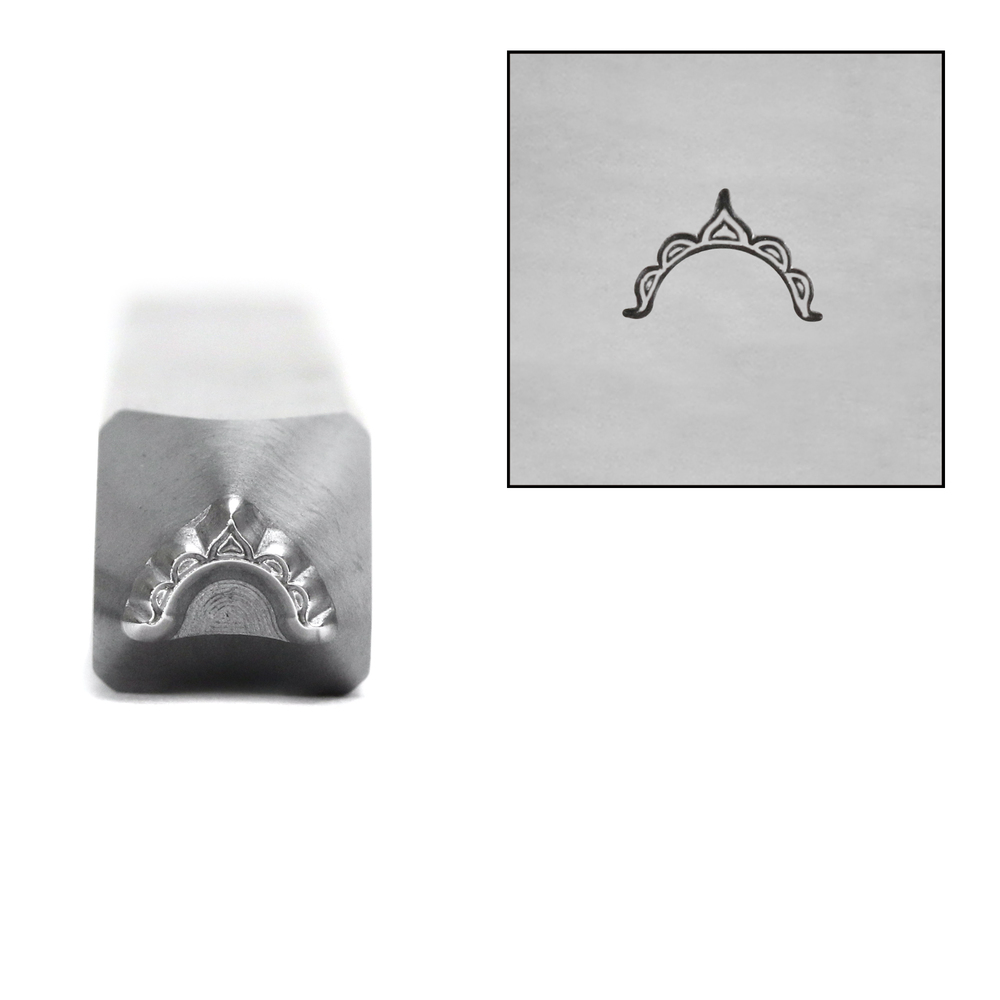 Metal Stamping Tools Flaming Half Sun Metal Design Stamp, 5mm, by Stamp Yours